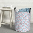 thumbnail image 5 of Picia Cute Rabbit Large Laundry Basket, Waterproof, Freestanding Laundry Hamper, Collapsible Tall Clothes Hamper with Extended Handles-Small, 5 of 8