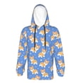 thumbnail image 6 of KLL Unisex Kids Boys Girls Hooded Pocket Pullover Hoodies-Kawaii Corgi, 6 of 6