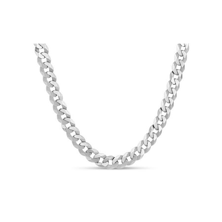 Sterling Silver Mens Curb 200 Gauge Chain Necklace 30 Inches