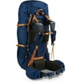 thumbnail image 5 of Kelty | Glendale 85L Hiking Backpack, Lightweight Outdoor Pack - Blue/Spice, 5 of 9