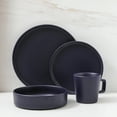 thumbnail image 4 of Stone Lain Cleo 16-Piece Dinnerware Set Stoneware, Dark Blue, 4 of 6