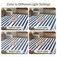 thumbnail image 7 of ODIKA 3'x5' Washable Throw Rug Stain Resistant, Low Profile, Non-Slip Striped Marine Coral Reef Seashell Border Starfish Motifs Nautical Flowing for Entryway, Kitchen, Mudroom, 7 of 7