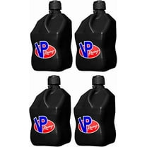 VP Racing 3582-CA, 5.5 Gallon Motorsports Jug Black Square (4 Pack)