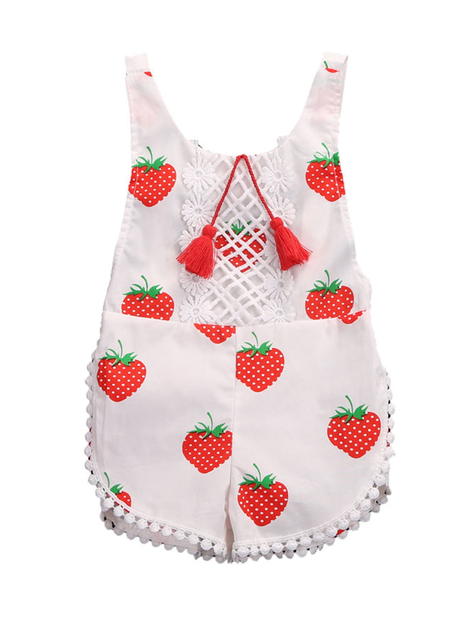 strawberry romper
