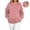 Pink-Hooded, variant on FchengtaiS Women's Maternity Nursing Hoodies Sweatshirt Long Sleeves Oversized Zipper Breastfeeding Pullover Tops with Pockets