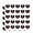 Opaque, variant on Neighborhood Sasq-Watch Sasquatch Watch Funny Humor Heart Shaped Planner Calendar Scrapbook Craft Stickers
