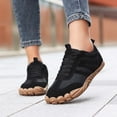 thumbnail image 2 of Barefoot Sneakers for Women Men Wide Toe Box Casual Walking Shoes Zero Drop Platform Non- Minimalist Shoes for Everyday Comfort(Black/36), 2 of 9