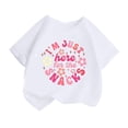 thumbnail image 1 of Icvfdpl Chemises pour Adolescentes, Enfant Imprimé Col Rond Manches Courtes T-Shirt Doux pour la Peau Vacances 2-4 Ans, 1 of 4