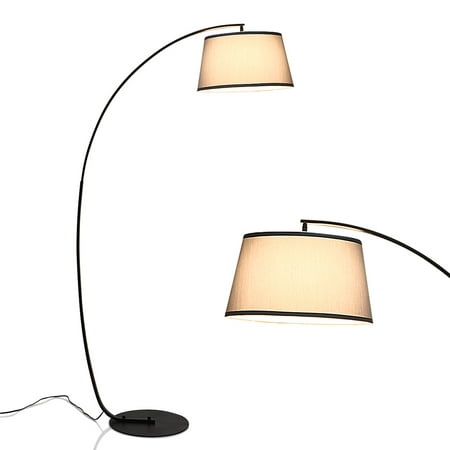 Costway Arc Floor Lamp With Hanging, Diy Floor Lamp Base Weight