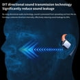 thumbnail image 5 of Up to 30% Off Wired Earbuds Wireless Bluetooth Headphones IPX5 Sports On-ear Earbuds Use Remaining Power Display And Stereo HiFi Sound Bluetooth Earphones With Long Battery Life on Clearance, 5 of 9