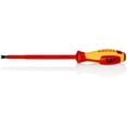 thumbnail image 1 of KNIPEX 98 20 80 Desarmador para tornillos con cabeza ranurada mango aislante en dos componentes, según norma VDE bruñido 295 mm, 1 of 1