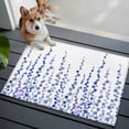 thumbnail image 3 of 2x3 Ft Entryway Area Rug, Purple Blue Polka Dots Kitchen Rug Runner Washable Floor Mat, Watercolor Abstract Art Non Slip Indoor Door Mat Throw Carpet for Bathroom Living Room Bedroom, 3 of 8