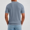 thumbnail image 4 of FOPSUFGWFO Men's T-Shirts Short Sleeve Knit Casual Tops Solid Color Soft Loose Fit Pullover Crew Neck Blouses For Work Gym XL, 4 of 5