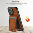 thumbnail image 7 of ELEHOLD Case for iPhone 13 Pro, 2 in 1 Detachable Magnetic Wallet Case with Card Holder & Kickstand,Khaki, 7 of 7
