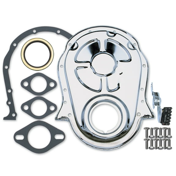 Trans-Dapt 9001 TDP9001 TIMING COVER SET CHRM BBC Fits select: 1973-1986 CHEVROLET C30, 1990 CHEVROLET GMT-400 C1500