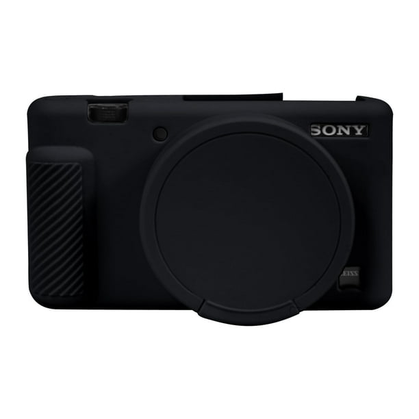 Funda de silicona Easy Hood para cámara Sony ZV-1, color negro