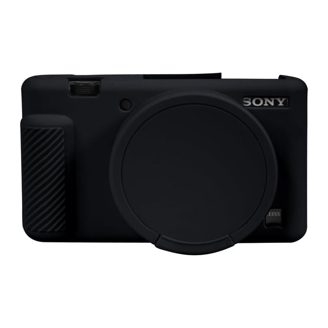 Funda de silicona Easy Hood para cámara Sony ZV-1, color negro