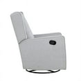 thumbnail image 4 of Suite Bebe Bryton Fabric Tufted Gliding Swivel Recliner in Brushed Tweed, 4 of 9
