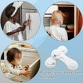 thumbnail image 5 of Cabinet Locks - Life Child Safety Locks 4 Pack - Baby Safety Cabinet Locks - Baby Proofing Cabinet Kitchen System with Strong Adhesive Tape, 5 of 5