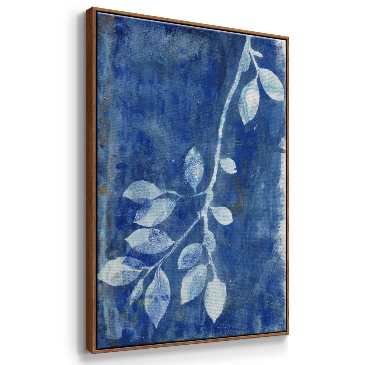 Branching Out XIX Framed Premium Gallery Wrapped Canvas - Ready to Hang - 25 x 37 - Walnut Floating Frame