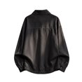 thumbnail image 6 of Hulanddfd Mens Jacket Zip Up Colla Bomber Coat, Long Sleeve Casual Outerwear with Pockets & Ribbed Hem, Daily Wear, 6 of 9