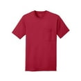 thumbnail image 1 of Port & Company 100% Cotton Pocket T-Shirt - Red - Large, 1 of 1