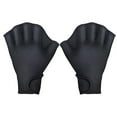 thumbnail image 1 of Neoprene Finger Protection Sleeve Breathable Half Finger Snorkeling Hand Web Lightweight Reusable Auxiliary Teaching Accessories Black M, 1 of 5