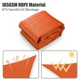 thumbnail image 3 of Yescom 25FT Triangle Sun Shade Sail 97% UV Block Commercial Carpark Pool Camping Playground Outdoor Bright Orange, 3 of 10