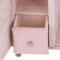 thumbnail image 3 of Dollhouse Wardrobe Furniture Accessory Pink Lint Rhinestones Cute Mini Armoire Jewelry Box for Girls Kid, 3 of 4