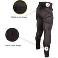 thumbnail image 4 of Men's Padded Football Protective Gear Set Training Suit for Soccer Basketball Paintball Rib Protector, 4 of 5