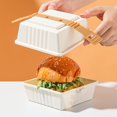 thumbnail image 2 of To Go Sandwich Containers Food Grade Sandwich Container for Picnics BBQs Camping Backpacking, 2 of 7