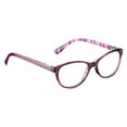 thumbnail image 6 of (2 pack) Equate Women's Heather Oval Reading Glasses with Case, Purple, +1.75, 6 of 11