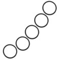 thumbnail image 1 of OFFIGAM 5Ud O-Rings De Goma Para De Canto Protectores Con Superficie Lisa, 1 of 8