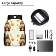 thumbnail image 6 of Cauagu Beekeeper Gnome Holding A Glass Print Backpacks,Travel Daypack Casual Laptop Backpack Bookbag Fits 15 Inch Computer for Men Women, 6 of 8