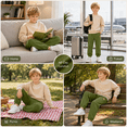 thumbnail image 6 of Boys Girls Sweatpants Elastic Waist Jogger Sports Pants with Pockets Straight Leg Ankle Cuff Bottoms for Outdoor Exercise, 6 of 8