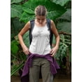thumbnail image 2 of Jumping Woman Continuous Line Racerback Tank Women -Image by Shutterstock, Female Large, 2 of 4