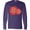 Purple, variant on Inktastic Red Poppy Flowers Long Sleeve T-Shirt