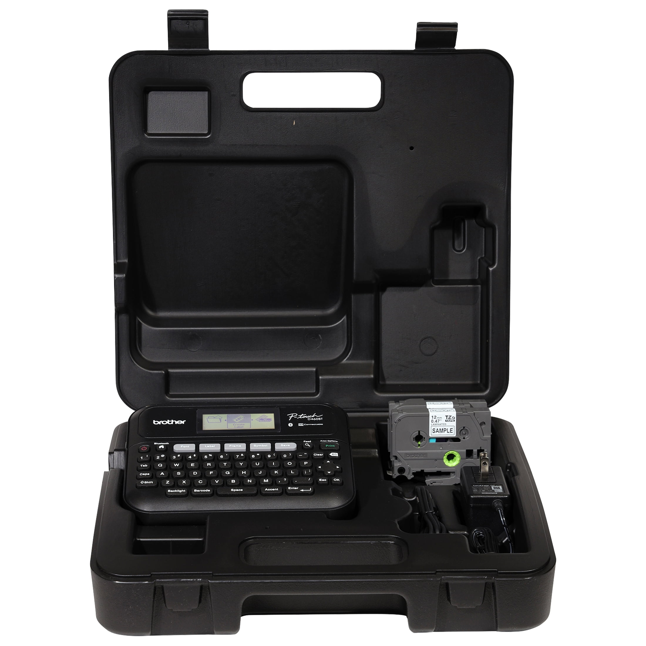 Brother P-touch Business Expert Connected Label Maker PT-D460BTVP with  Bluetooth® Connectivity, includes Carry case and 4m Black Print on Clear  Sample ...