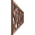 thumbnail image 3 of Ekena Millwork 46 5/8"W x 8"H x 3/8"T Rochester Fretwork Moulding, Walnut, 3 of 13