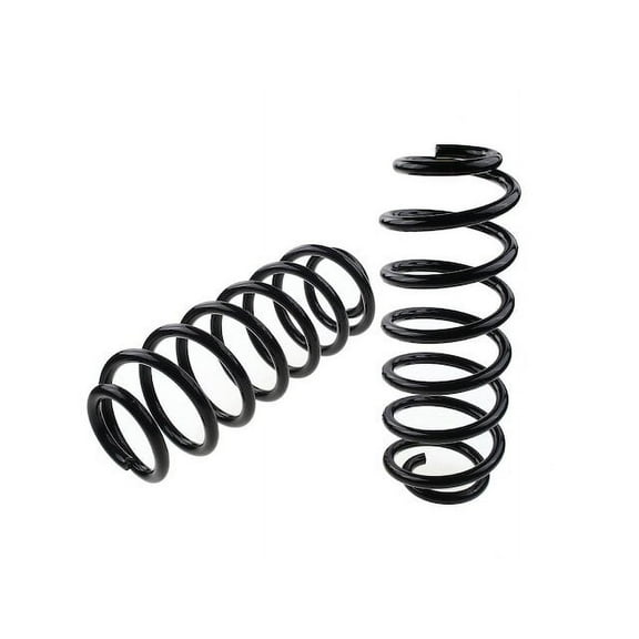 Rear Coil Spring Set 2 - Compatible with 2008 - 2017 Dodge Grand Caravan 2009 2010 2011 2012 2013 2014 2015 2016