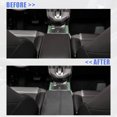 thumbnail image 2 of Falso Cuero Auto Apoyabrazos Protector Cubierta Almohadilla Montajes Negro, 2 of 8