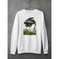 thumbnail image 3 of A Great Blue Heron Sweatshirt Men -John James Audubon Designs, Male 3X-Large, 3 of 4