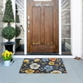 thumbnail image 5 of Yayeee Doormat for Indoor Entrance 32" x 20" Non Slippery Floor Rug, Navy Floral Pattern, 5 of 8