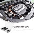 thumbnail image 4 of 100 Pcs Bumper Retainer Clips Car Body Push Retainers Bumper Retainer Fasteners, 4 of 6