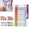 thumbnail image 2 of Tarjeta de bolsillo para medir el ritmo de ECG/EKG, diseño de doble cara, tarjeta de identificación para interpretar el ritmo de ECG, tarjetas de bolsillo para medir la frecuencia de ECG, calibrador, 2 of 5