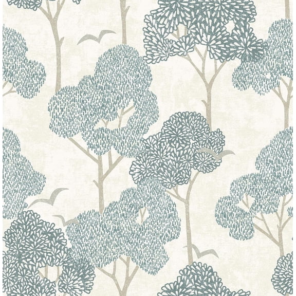 Millie Blue Peel and Stick Wallpaper