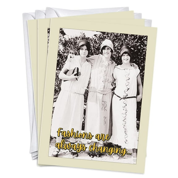 Changing Fashions Best Friend Womens Birthday Greeting Cards | 3 Pack Set (5X7)