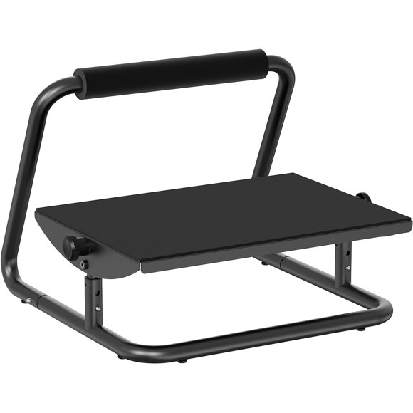 Livearty (TM) Adjustable Footrest Under Desk - Ergonomic Foot Leg Rest with 2 Height Position 30 Degree Tilt Angle Adjustment for Home, Office, Non-Skid Massage Surface Texture Improves Posture