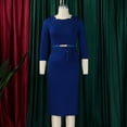 thumbnail image 3 of Womens 60s Classy Wear to Work Slim Business Office Bodycon Pencil Sheath Dress, 3 of 8
