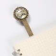 thumbnail image 3 of Map Lace Bookmark in Antique Bronze - Gift for Bookworms and Bibliophiles, 3 of 5